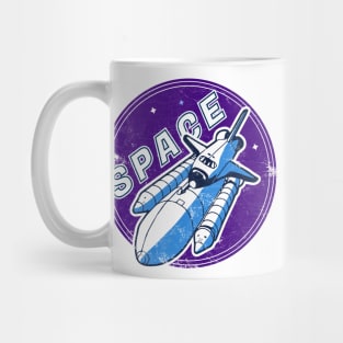 Space Design vintage style Mug